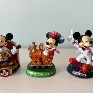 Danbury Mint Disney Mickey Mouse Figurine Set 75 Years of Mickey Mouse